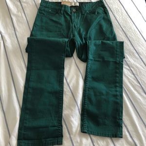 Levi's Emerald Green Boyfriend 515 Jeans
